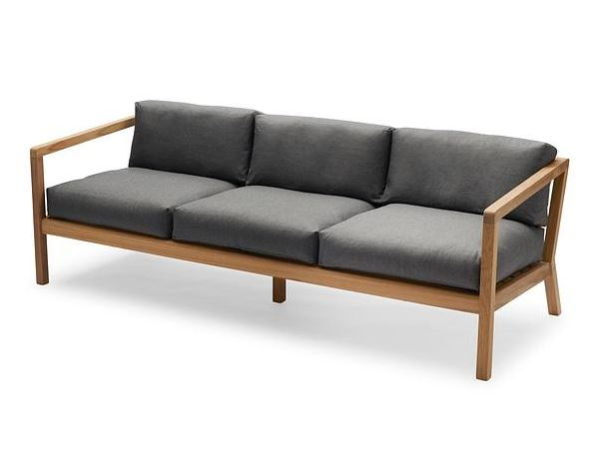 Skagerak Virkelyst Outdoor 3er Sofa Charcoal